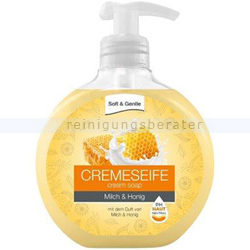 Seife Soft & Gentle Cremeseife Mlich und Honig 500 ml