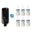 Zusatzbild Seifenspender Set Tork S1 Spender schwarz und 6 x 1 L Seife