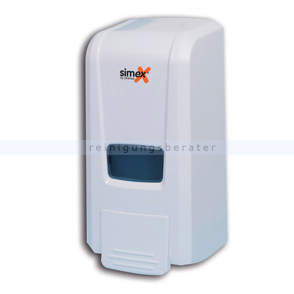 Seifenspender Simex Basic Kunststoff weiß 1 L
