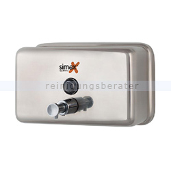 Seifenspender Simex Inox Edelstahl poliert horizontal 1,2 L