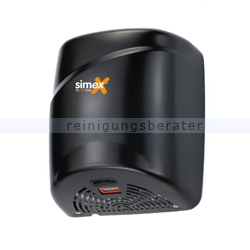 Sensor Händetrockner Simex Black Line Inox schwarz 1800 W