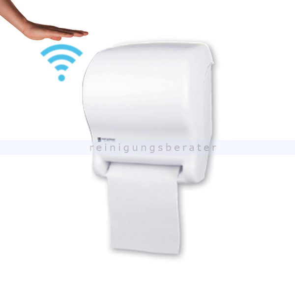 Sensor Handtuchspender AutoCut-Spender Tear-N-Dry weiß