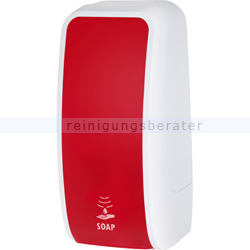 Sensorspender für Seife JM Metzger Cosmos ABS weiß-rot