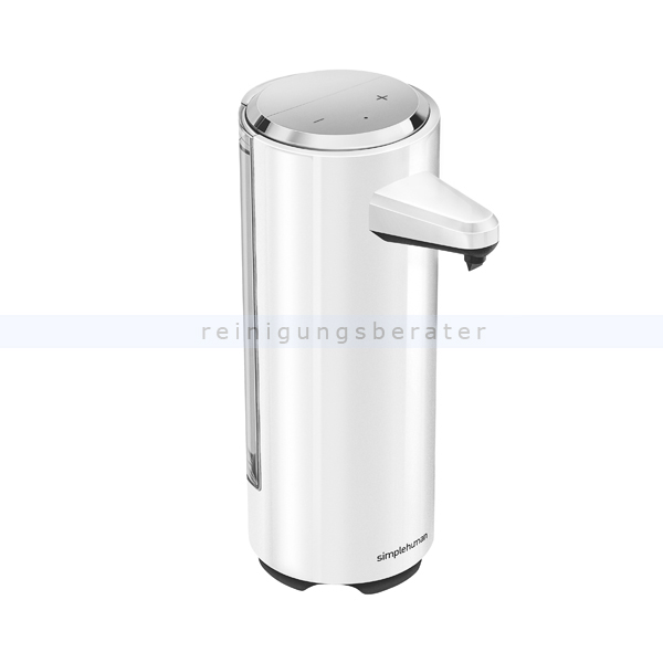 Sensorspender für Seife Simplehuman aufladbar weiß 237 ml