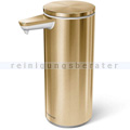 Sensorspender für Seife Simplehuman brass Messing 266 ml
