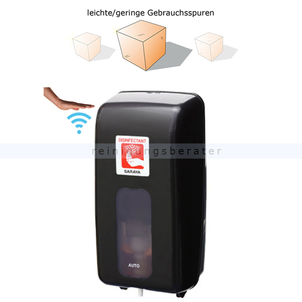 Sensorspender Saraya UD 9000 Kunststoff schwarz 1,2 L B-WARE