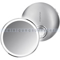 Sensorspiegel Simplehuman 10 cm Kosmetikspiegel silber