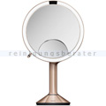 Sensorspiegel Simplehuman Trio Edelstahl rosegold Touch