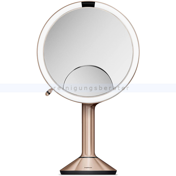 Sensorspiegel Simplehuman Trio Edelstahl rosegold Touch