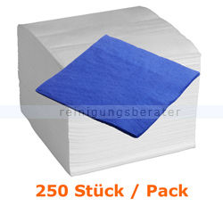 Servietten in der Farbe blau 40x40 cm, 250 Stück