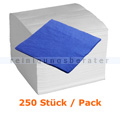 Servietten in der Farbe blau 40x40 cm, 250 Stück