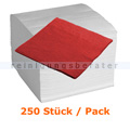 Servietten in der Farbe rot 40x40 cm, 250 Stück