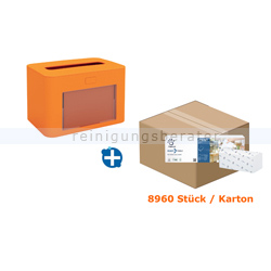 Serviettenspender SET Papernet PREMIUM 11 orange