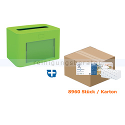 Serviettenspender SET Papernet PREMIUM 8 grün