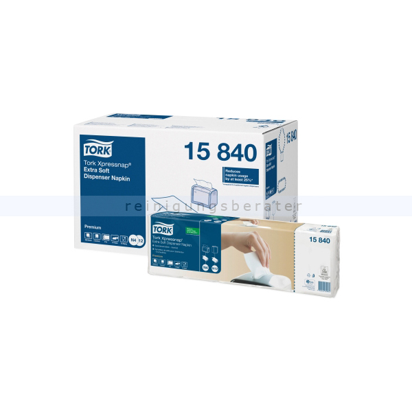 Spenderservietten Tork Xpressnap Extra Soft Weiß 8x500 Stück