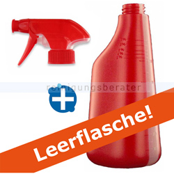 Sprühflasche 600 ml rot mit Tex Foam Schaum-Sprühkopf rot