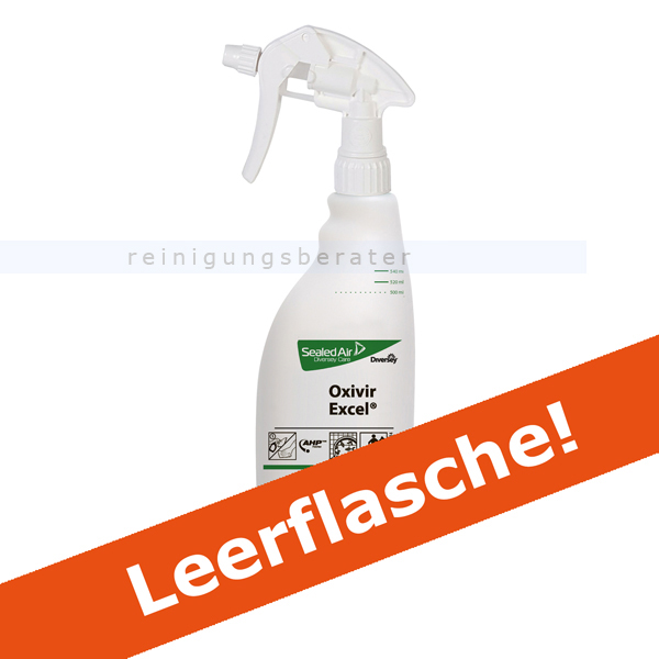Sprühflasche Diversey Leerflasche Oxivir Excel 0,5 L