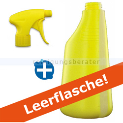 Sprühflasche gelb 600 ml mit Duraspray Sprühkopf gelb