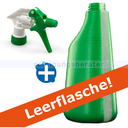 Sprühflasche grün 600 ml inkl. Sprühkopf weiss/grün