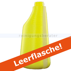 Sprühflasche ohne Sprühkopf gelb Leerflasche 600 ml