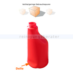 Sprühflasche ohne Sprühkopf rot Leerflasche 600 ml B-WARE