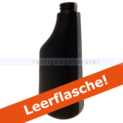 Sprühflasche ohne Sprühkopf schwarz Leerflasche 600 ml