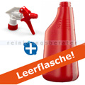 Sprühflasche rot 600 ml inkl. Sprühkopf weiss/rot