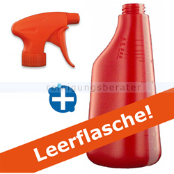 Sprühflasche rot 600 ml mit Duraspray Sprühkopf rot