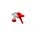 Zusatzbild Sprühpistole Tex Spray weiss/rot mit 25 cm Ansaugrohr