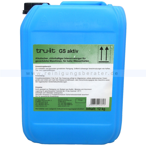 Spülmaschinenreiniger Calvatis Calgonit tru-lit GS aktiv 12 kg