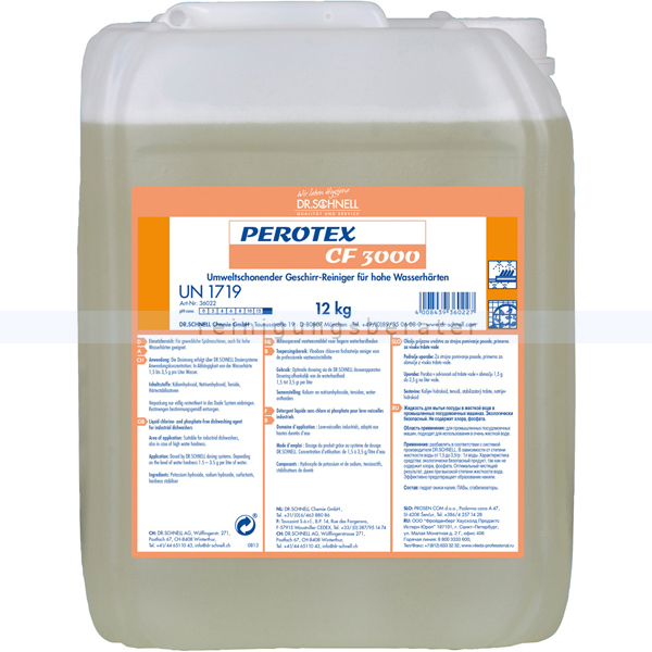 Spülmaschinenreiniger Dr.Schnell PEROTEX CF3000 12 kg