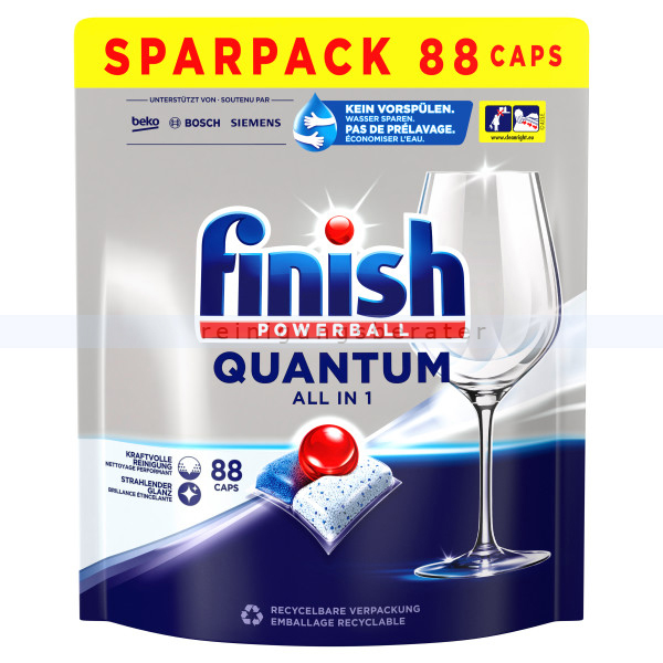 finish Powerball Quantum 88 Caps Sparpack