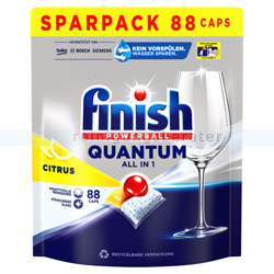 Spülmaschinentabs finish Quantum Citrus 88 Caps Sparpack