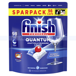 Spülmaschinentabs finish Quantum fresh 98 Caps Sparpack