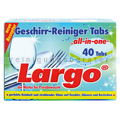 Spülmaschinentabs Largo Geschirr-Reiniger-Tabs 7in1 40 Tabs