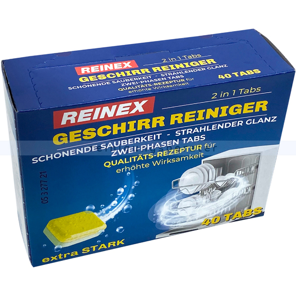 Spülmaschinentabs Reinex Spülertabs ultra 2-Phasen 40 Stück