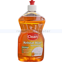 Spülmittel Clean Kristall Klar mit Orangenduft 500 ml