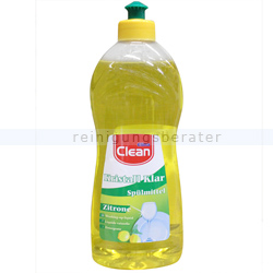 Spülmittel Clean Kristall Klar mit Zitronenduft 500 ml