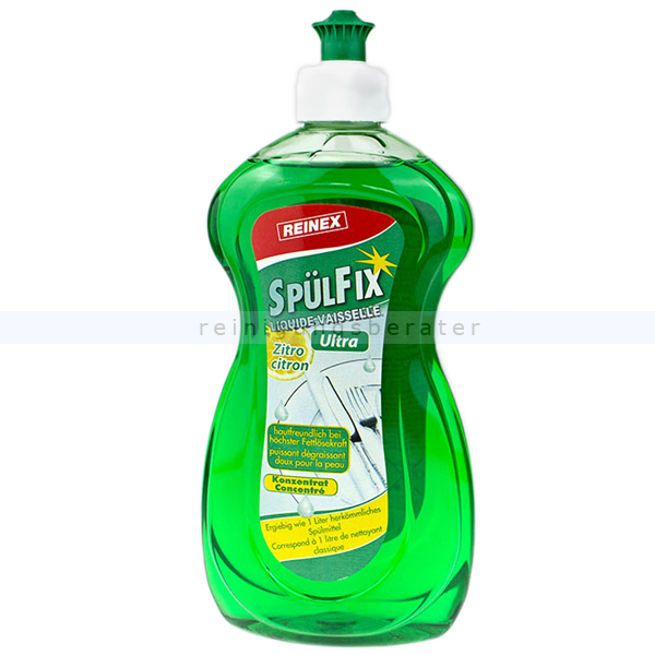 Reinex Spülfix Zitro Ultra Konzentrat 500 ml Spülmittel Handspülmittel-Konzentrat mild und pflegend 00072