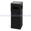 Standascher mit Abfallsammler aus Aluminium 50 L