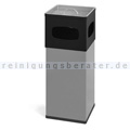 Standascher mit Abfallsammler aus Aluminium 50 L