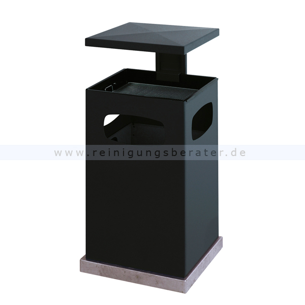 Standascher mit Schutzdach anthrazit 80 L