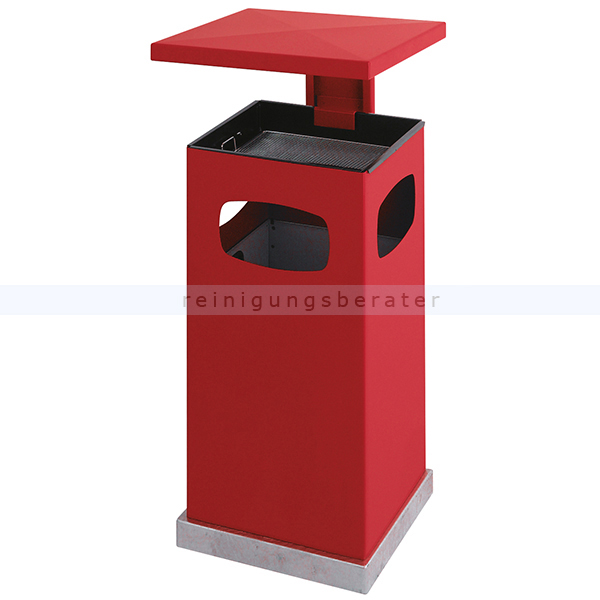 Standascher mit Schutzdach rot 70 L