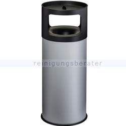 Standascher Orgavente GRISU Abfallbehälter Stahl grau 90 L