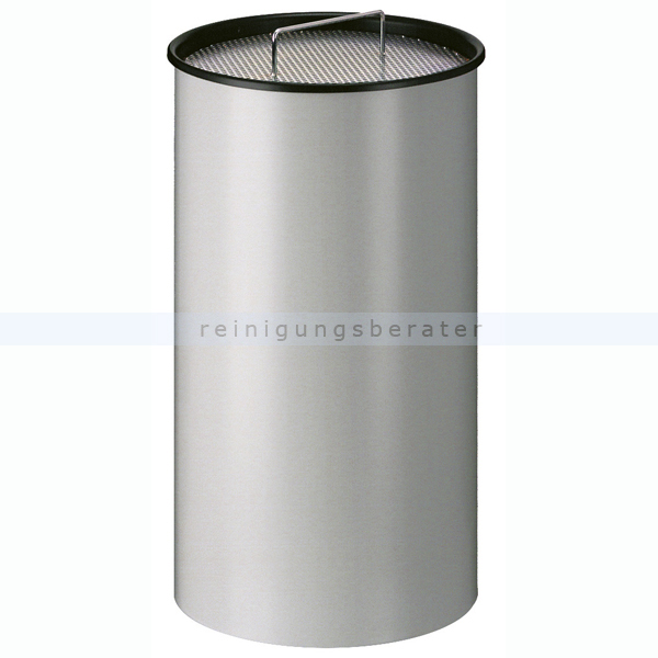 Standascher Sand-Aschenbecher Aluminium Grau 50 L