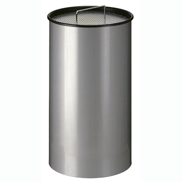 Edelstahl Standaschenbecher & Eimer 24,5x60cm Aschenbecher Mülleimer Standascher 