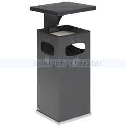 Standascher VAR B 32 Abfallsammler 38 L antik-silber