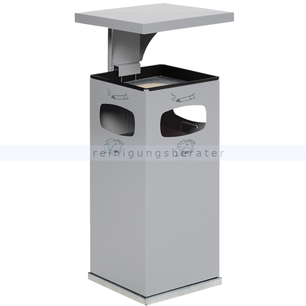 Standascher VAR B 32 Abfallsammler 38 L silber