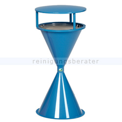 Standascher VAR Kunststoff Kegelascher mit Dach blau