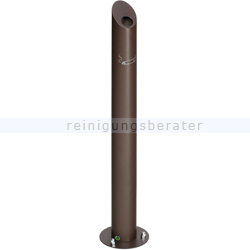 Standascher VAR SG 100 Standsäule Edelstahl braun